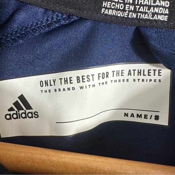 Adidas Bucknell 1/4 zip, size M, Primeblue (made with ocean plastic), collegiate - Picture 6 of 15